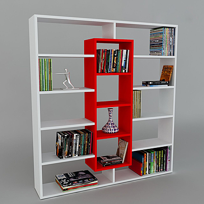 Книжный шкаф Ample красный
