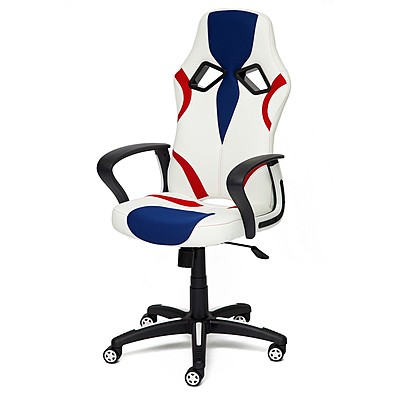 Кресло Tetchair Runner бело синий