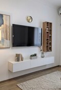 Product review Тумба под тв Leo 180 дуб белый